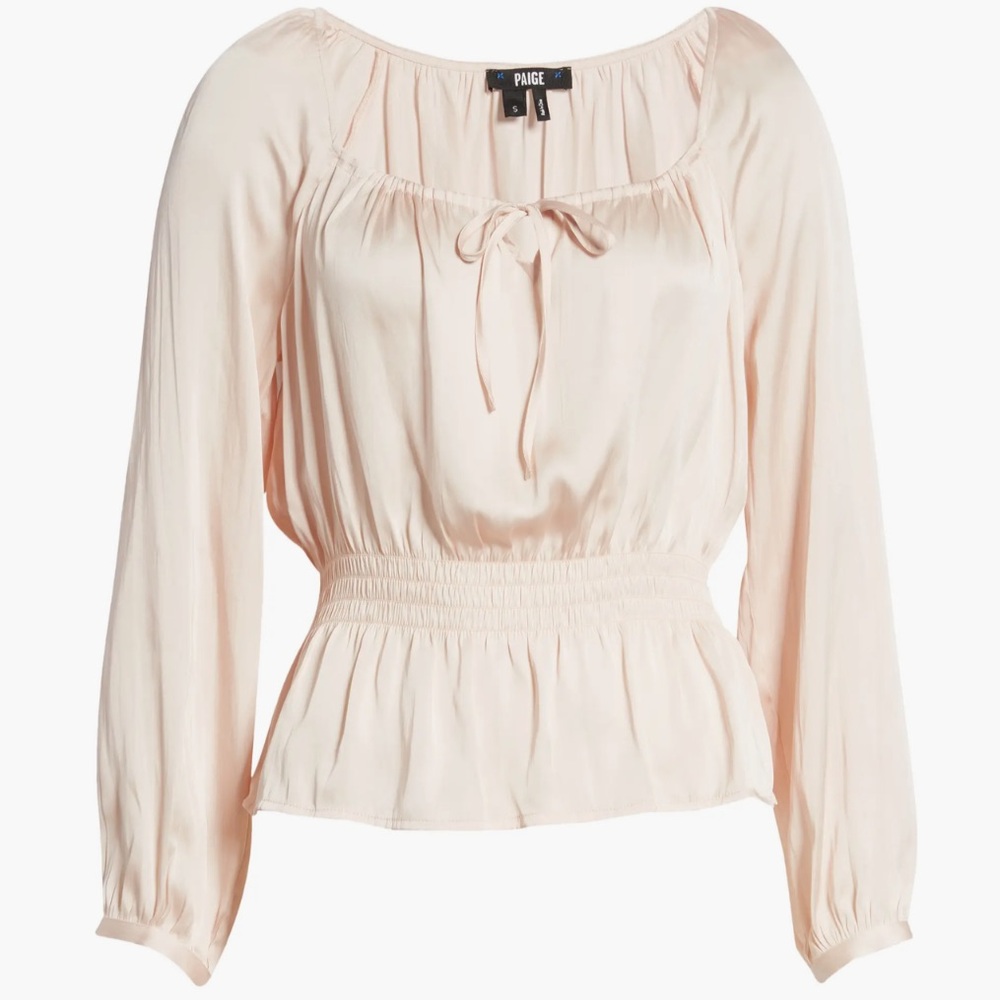 Odalynn Long Sleeve Top (Light Pink ) 
PAIGE